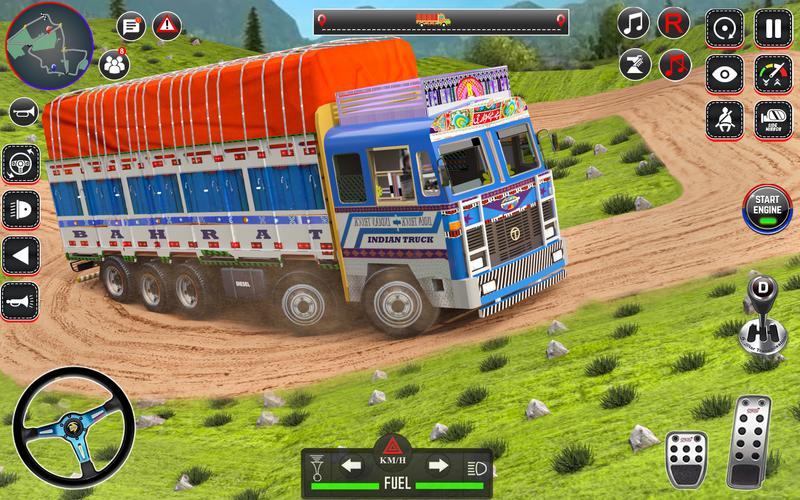 Indian Truck Drive Truck Games Schermafbeelding 2