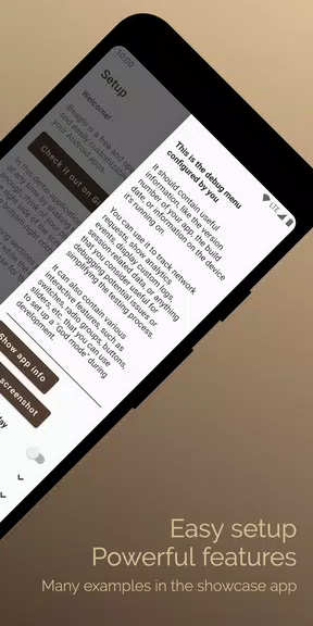 Beagle - Debug menu demo Ảnh chụp màn hình 1