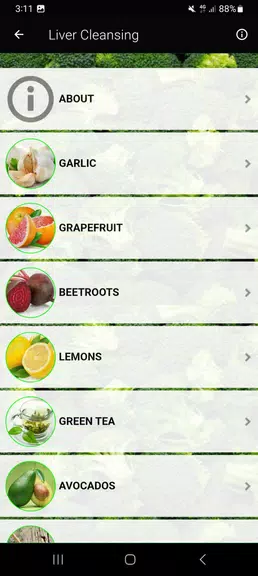 Top Liver Cleansing Superfoods Ekran Görüntüsü 0