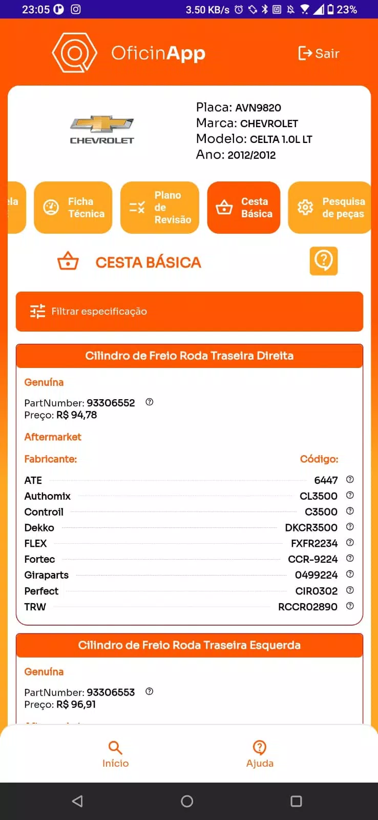 OficinApp Screenshot 1