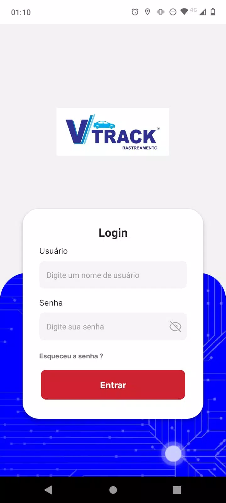 Vtrack Rastreamento Captura de tela 0