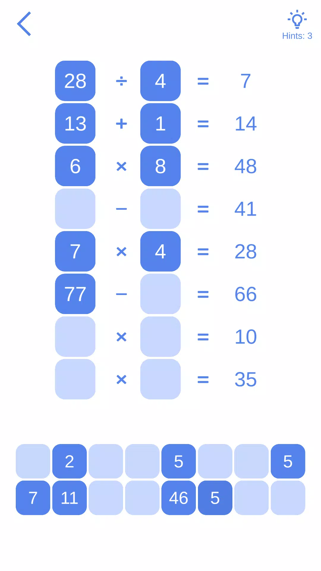 Math Games - Brain Puzzles Captura de tela 2