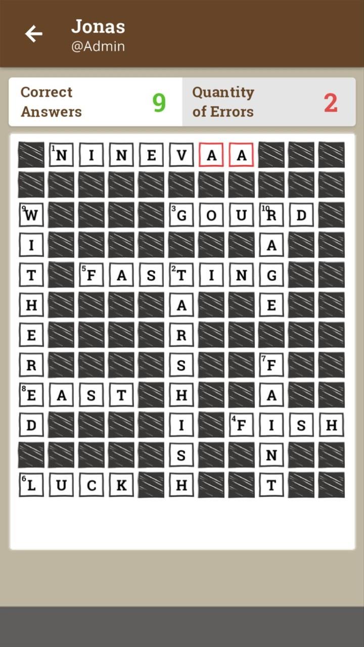 Biblical Crosswords Screenshot 2