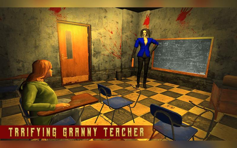 Terrifying Teacher Granny Game स्क्रीनशॉट 0