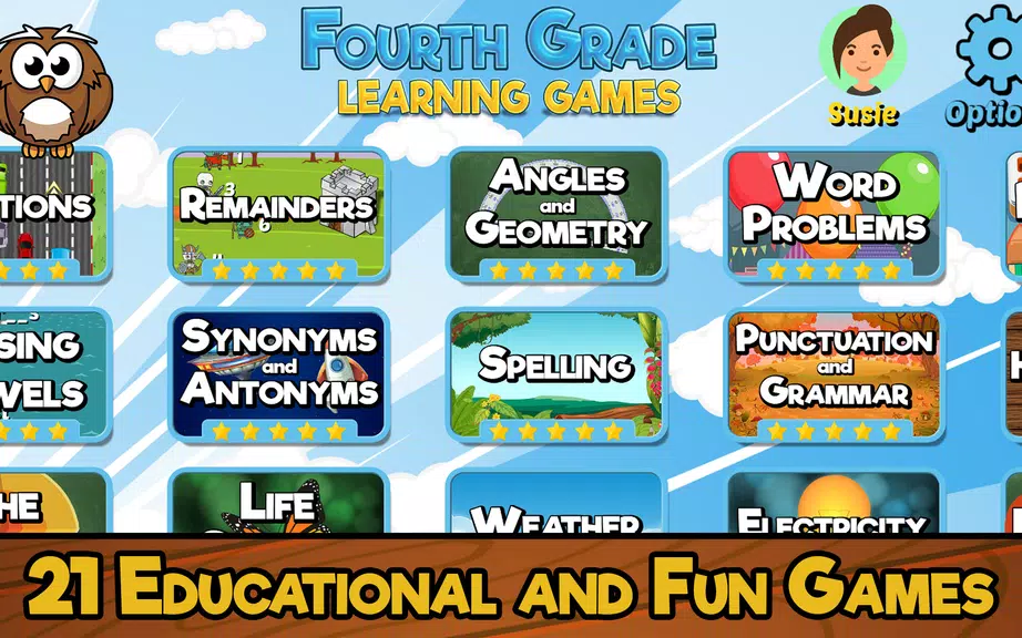 Fourth Grade Learning Games Ekran Görüntüsü 0