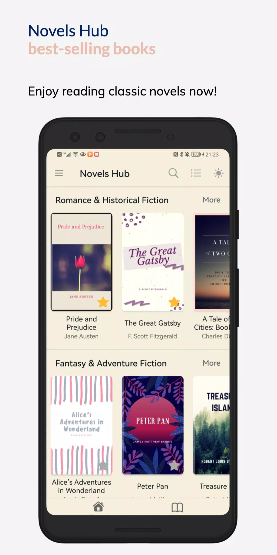 ClassicReads: Novels & Fiction Screenshot 0