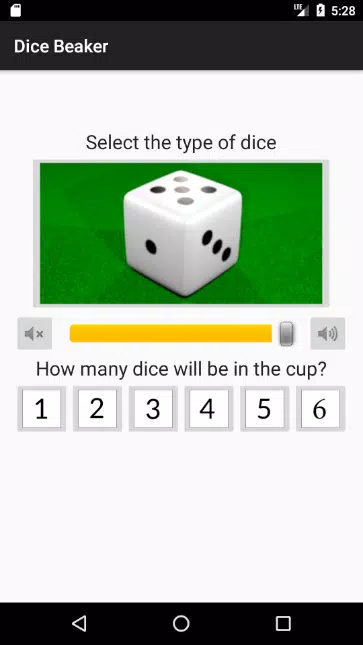 Dice Beaker Ekran Görüntüsü 0