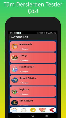 8. Sınıf Test Çöz Tüm Dersler Скриншот 1