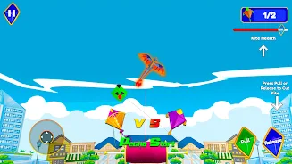 Pipa Layang Kite Flying Game ဖန်သားပြင်ဓာတ်ပုံ 2