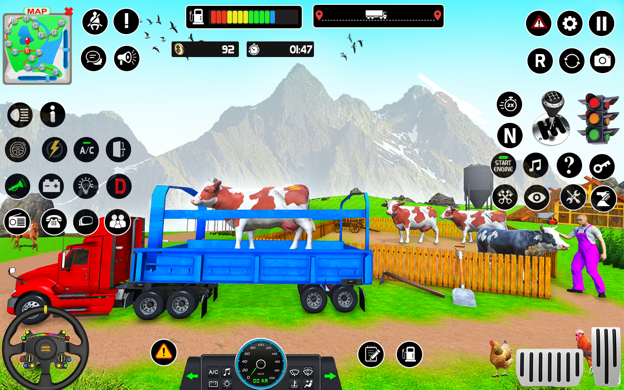 Animals Transport: Truck Games スクリーンショット 0