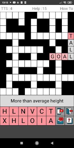 Mini Crossword Puzzle Captura de tela 0