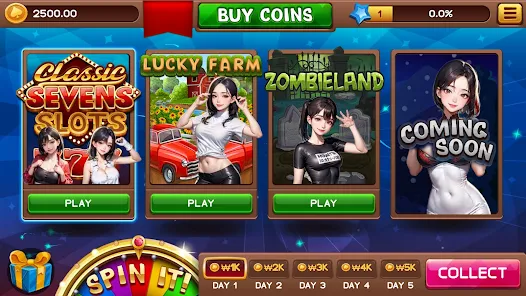 Sexy slot girls: vegas casino Mod Скриншот 1