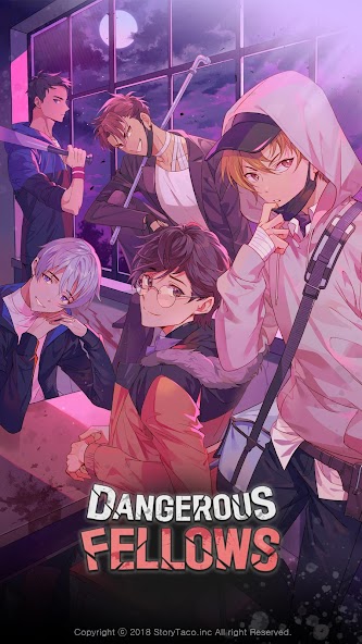 Dangerous Fellows:Otome Dating Mod Ảnh chụp màn hình 0