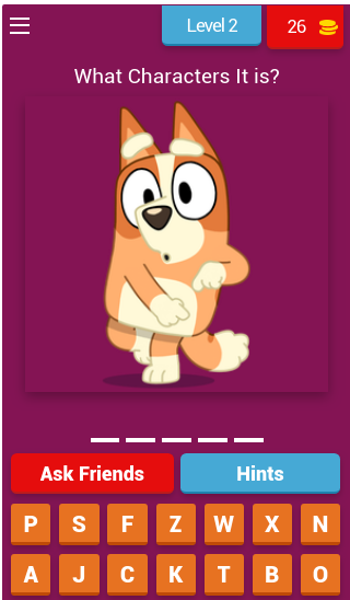 BLUEY QUIZ Tangkapan skrin 1