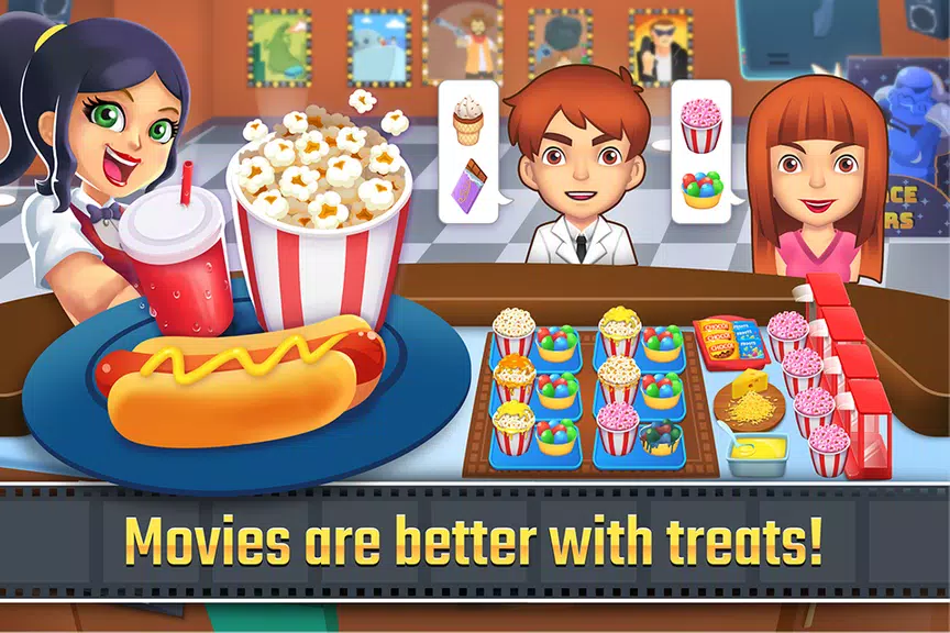 My Cine Treats Shop: Food Game スクリーンショット 0