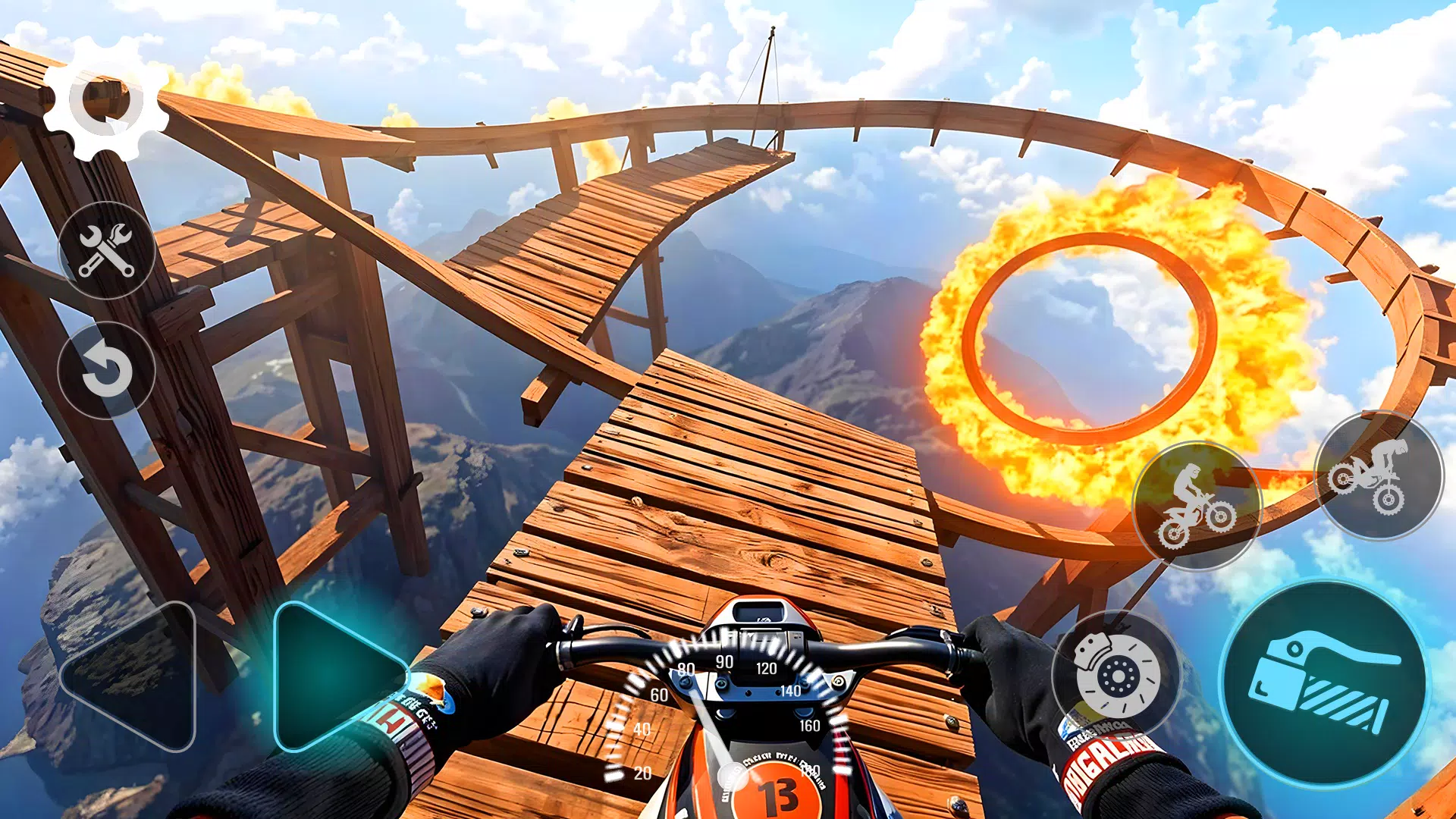 Stunt Bike Racing Challenge 3D Ảnh chụp màn hình 0