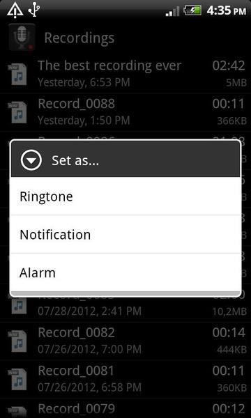 Smart Voice Recorder Tangkapan skrin 2