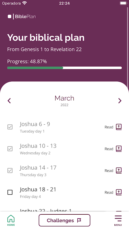 Schermata Customized Biblical Plan 1