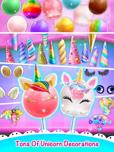 Unicorn Cake Pop - Sweet Food スクリーンショット 3