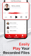 Auto Call recorder App Скриншот 1