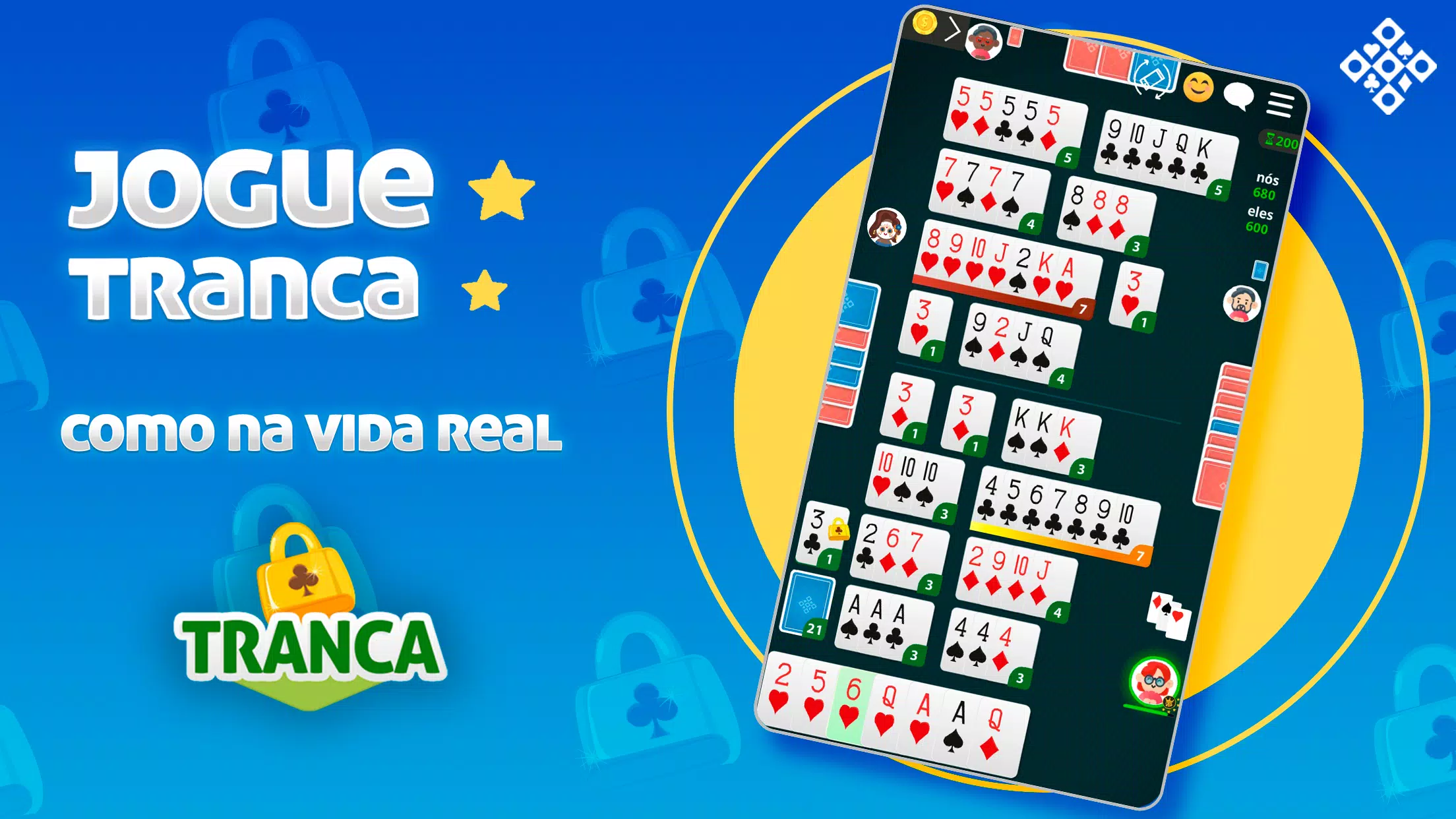 Tranca Online - Jogo de Cartas Schermafbeelding 0