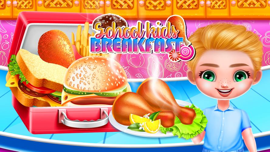 School Toddlers Breakfast Food スクリーンショット 3