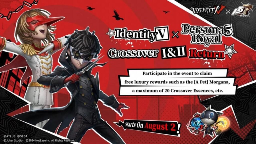 Анонсируем: Identity V приветствует Phantom Thieves в кроссовере Epic Persona 5