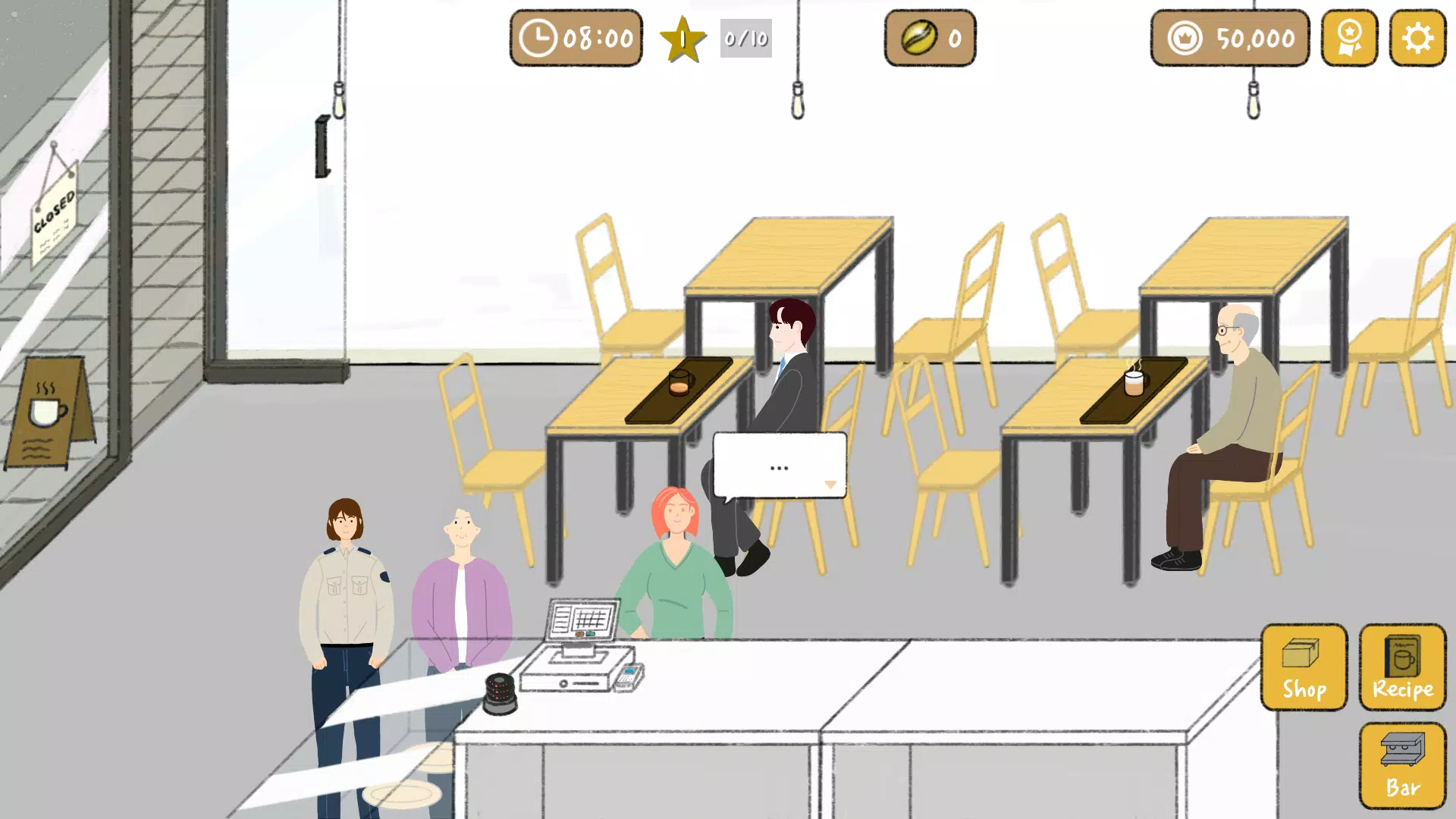 Tiny Coffee Shop Story Screenshot 1