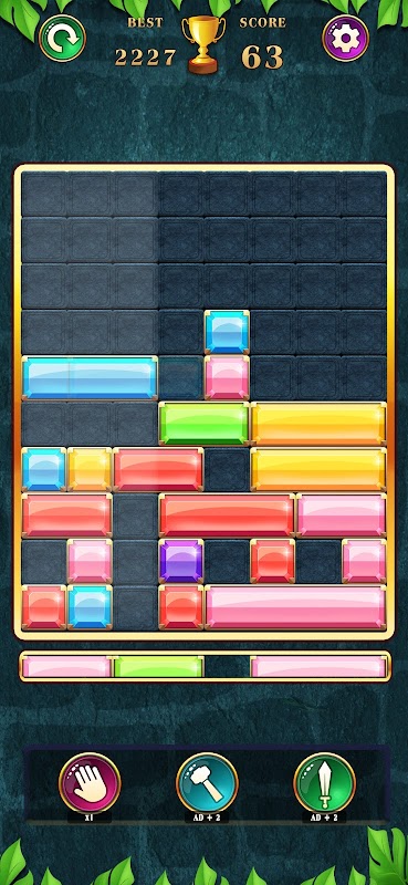 Block Puzzle Jewel Drop Blast ภาพหน้าจอ 0