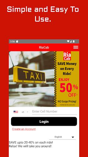 RiaCab - Request YOUR Ride ภาพหน้าจอ 1