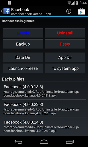 Root Uninstaller Captura de pantalla 2