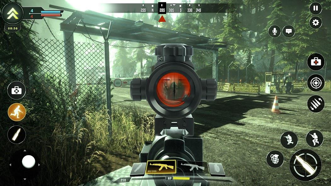 Sniper Game: Shooting Gun Game Mod Capture d'écran 3