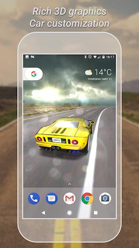 3D Car Live Wallpaper Lite 스크린샷 2