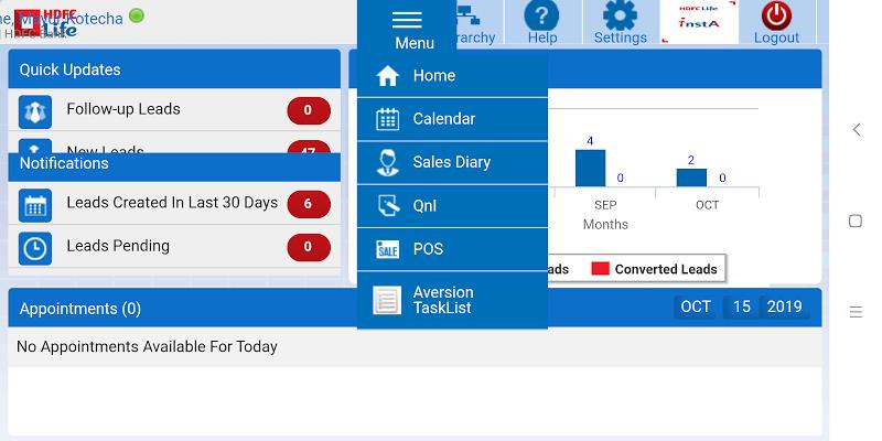 HDFC Life mSD Sales Ekran Görüntüsü 1