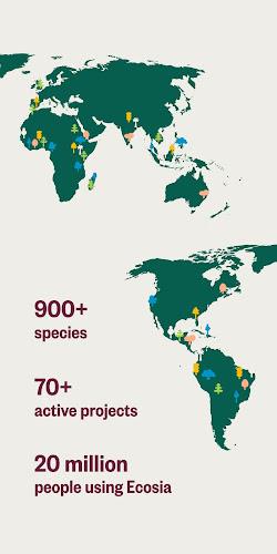 Ecosia: Browse to plant trees. Ekran Görüntüsü 3