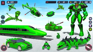 Animal Crocodile Robot Games スクリーンショット 0