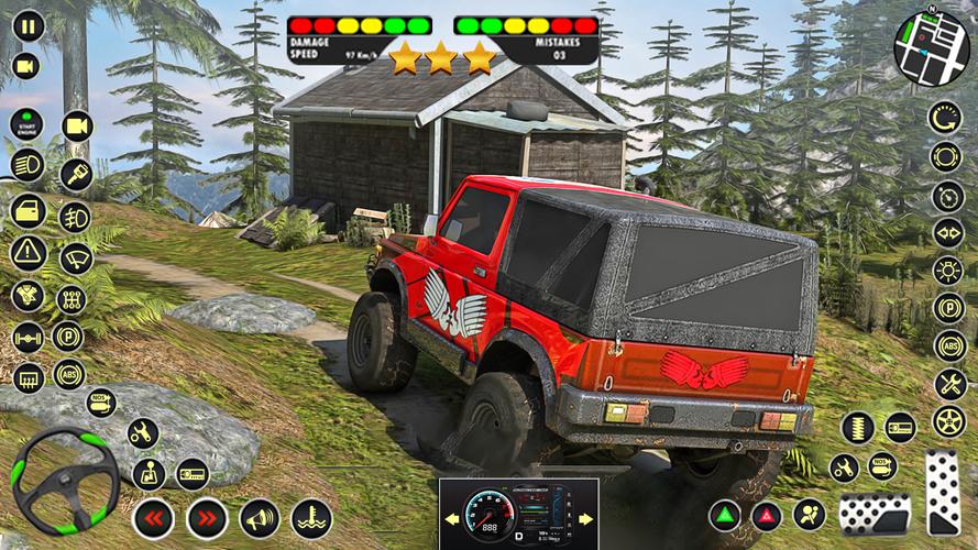 Schermata US Offroad Fury Car Driving 3D 2