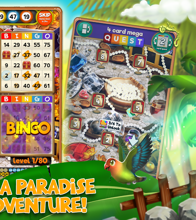 Bingo Treasure Quest - Paradise Island Riches应用截图第1张