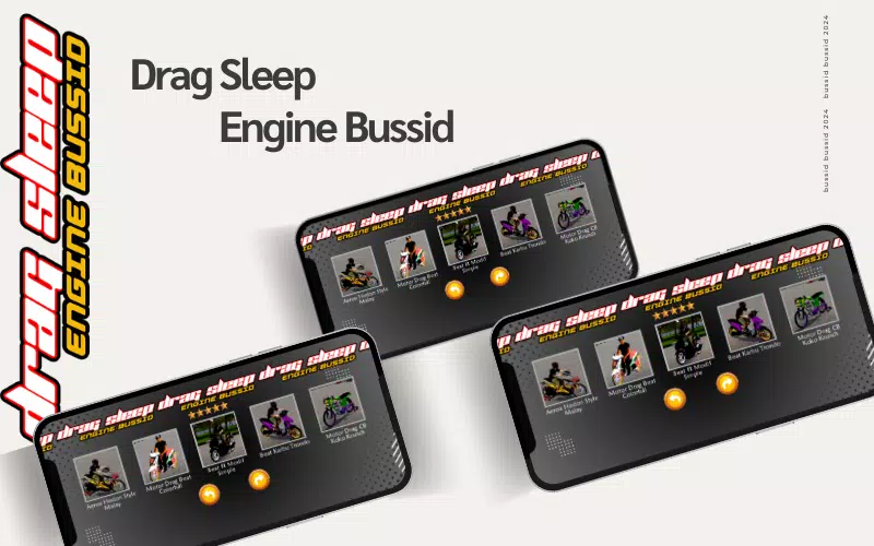 Schermata Mod Drag Sleep Engine Bussid 2