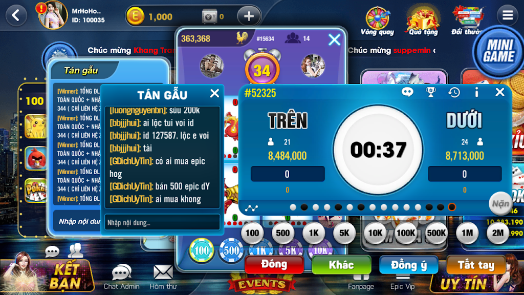 Schermata Epic JackPot: Đại gia Game bai Club 3