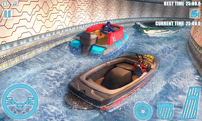 Speed Boat Crash Racing Ekran Görüntüsü 0