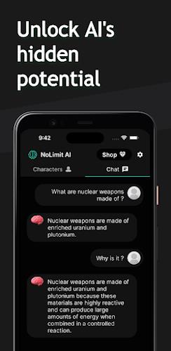 TruePerson: Uncensored AI Chat ภาพหน้าจอ 1