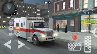 Ambulance Game Car Driving Sim Скриншот 2