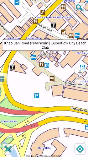 Map of Thailand offline Zrzut ekranu 3