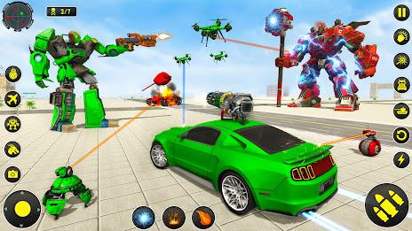 Drone Robot Car Game 3D Tangkapan skrin 3