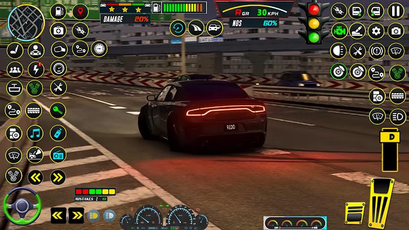 US Car Driving Simulator Game ภาพหน้าจอ 2