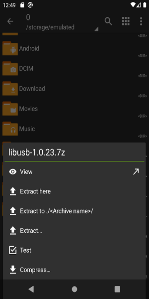 ZArchiver ภาพหน้าจอ 2
