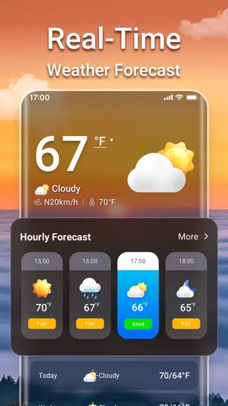Weather Forecast & Live Radar Tangkapan skrin 0