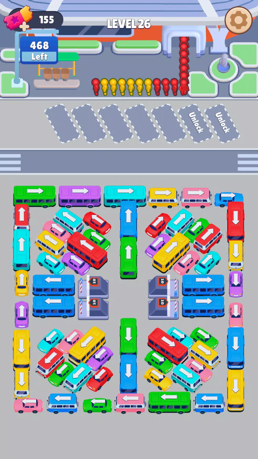 Bus Sort: Car Parking Jam ภาพหน้าจอ 0