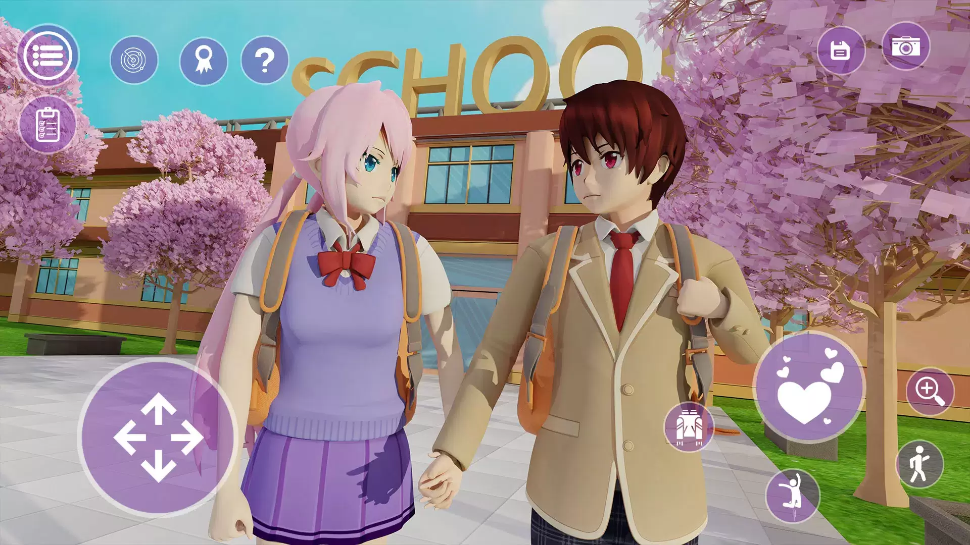 Schermata YUMI High School Simulator 3D 0